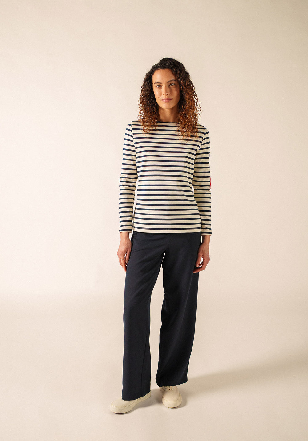 Vaujany Breton shirt (ECRU/MARINE)