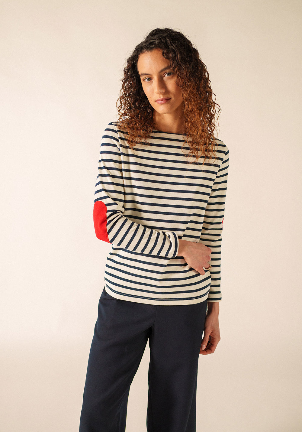 Vaujany Breton shirt (ECRU/MARINE)