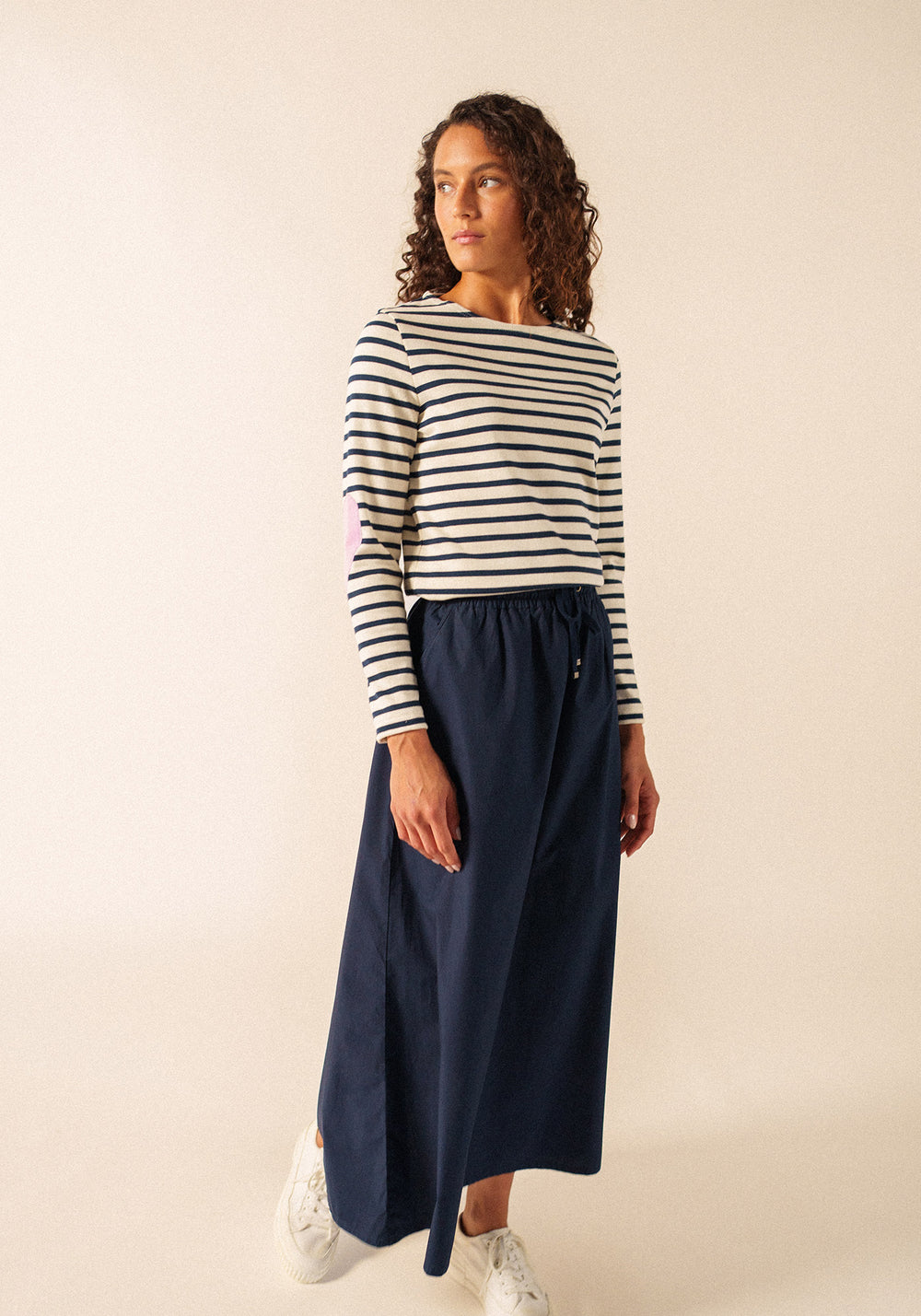 Vaujany Breton shirt (ECRU/MARINE/NACRE)