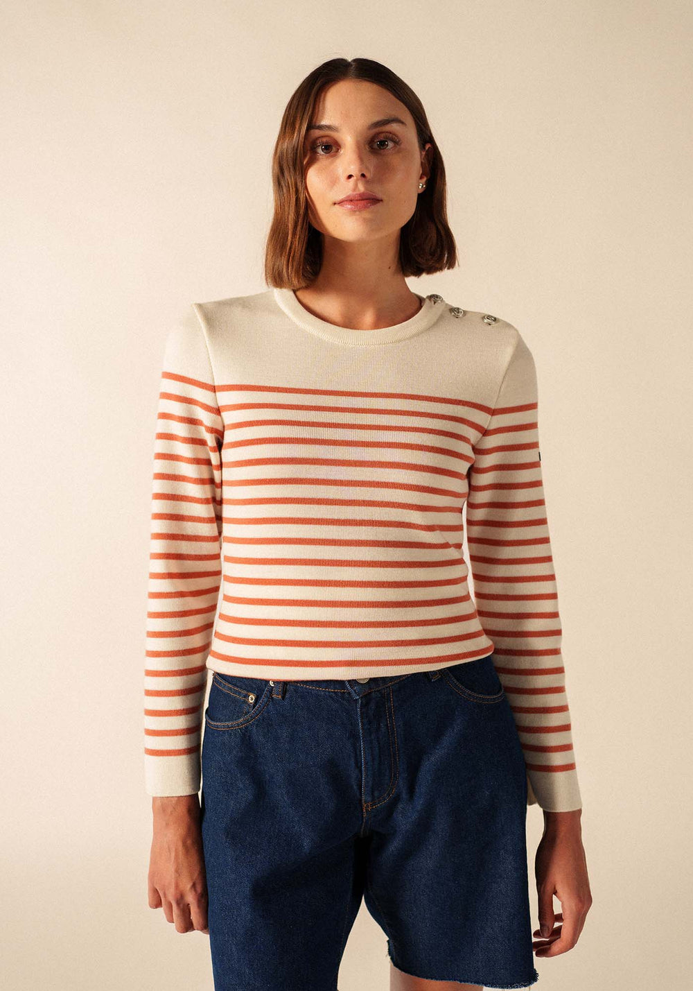 Marée sailor jumper (BLANC/ARGILE)