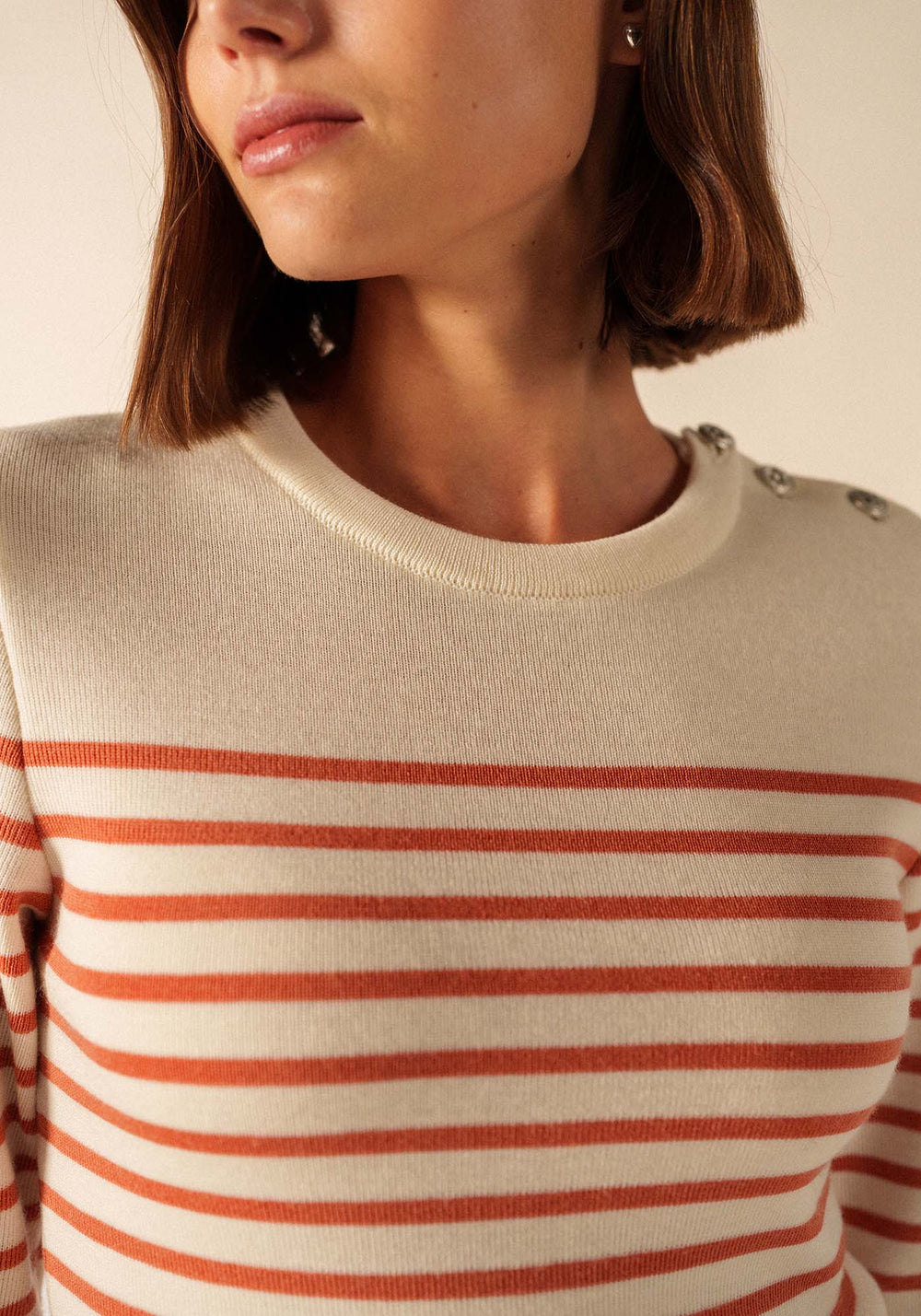 Marée sailor jumper (BLANC/ARGILE)