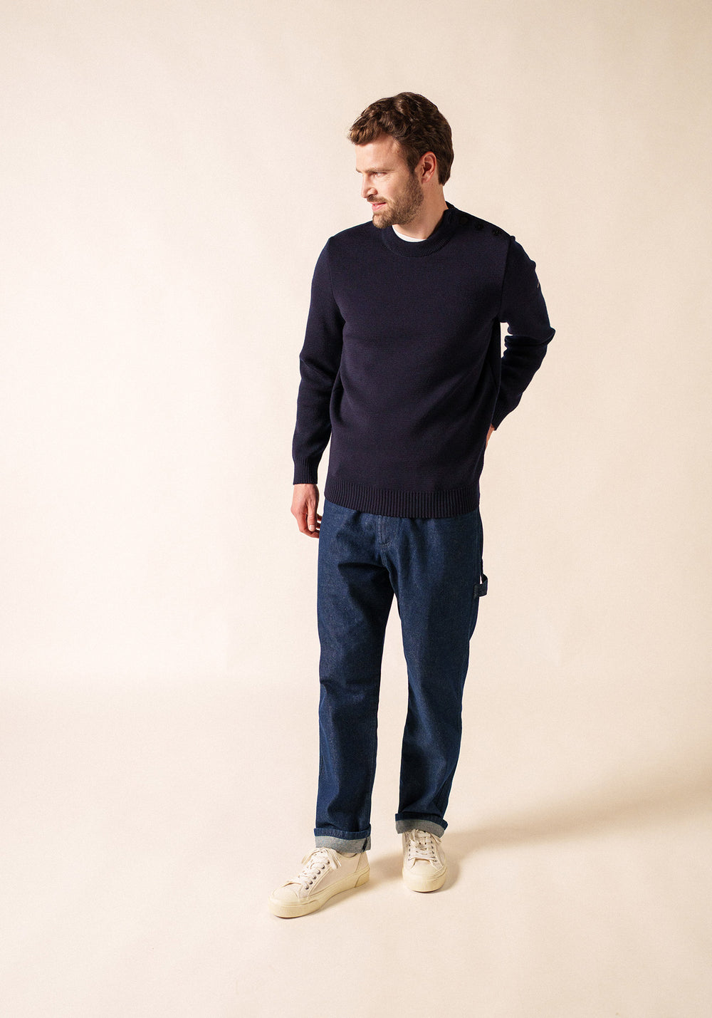 Cancale sailor jumper (MARINE)
