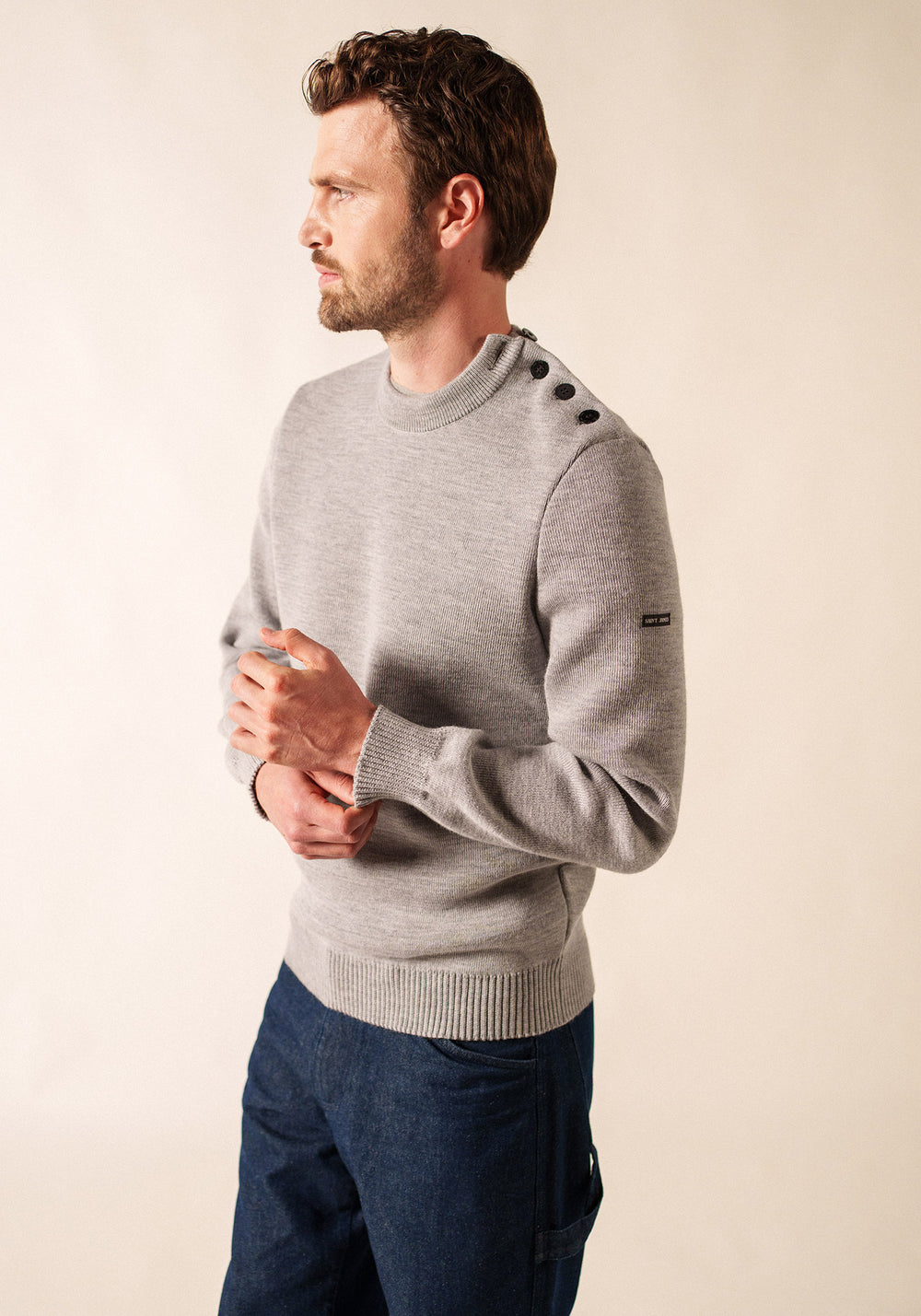Cancale sailor jumper (GRIS CLAIR)