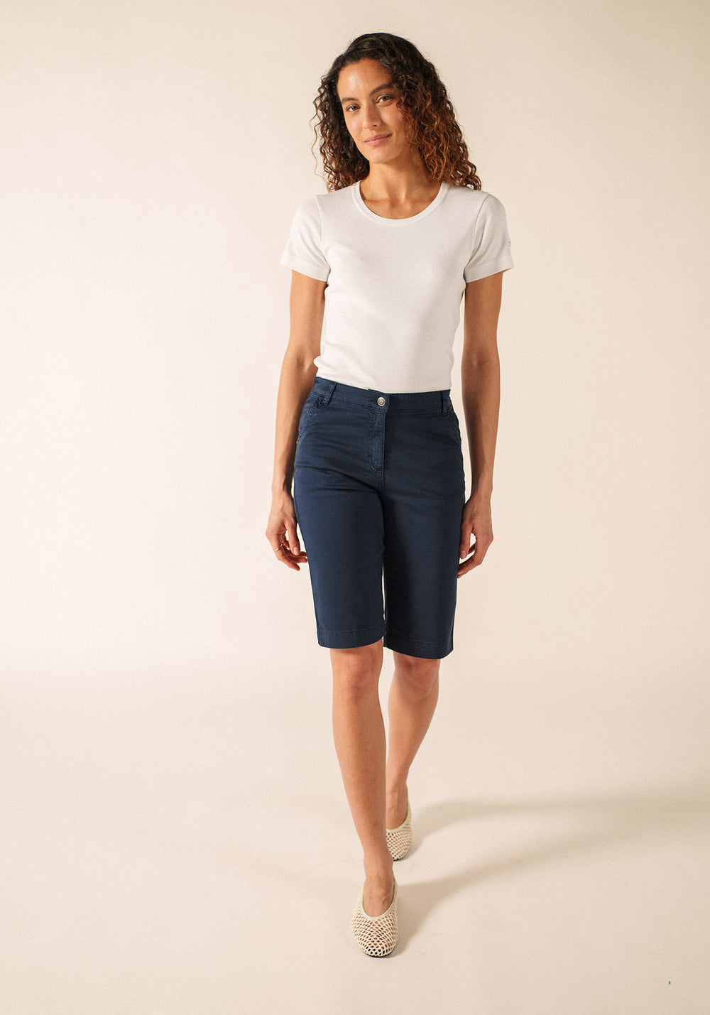 Samantha Bermuda shorts (MARINE)