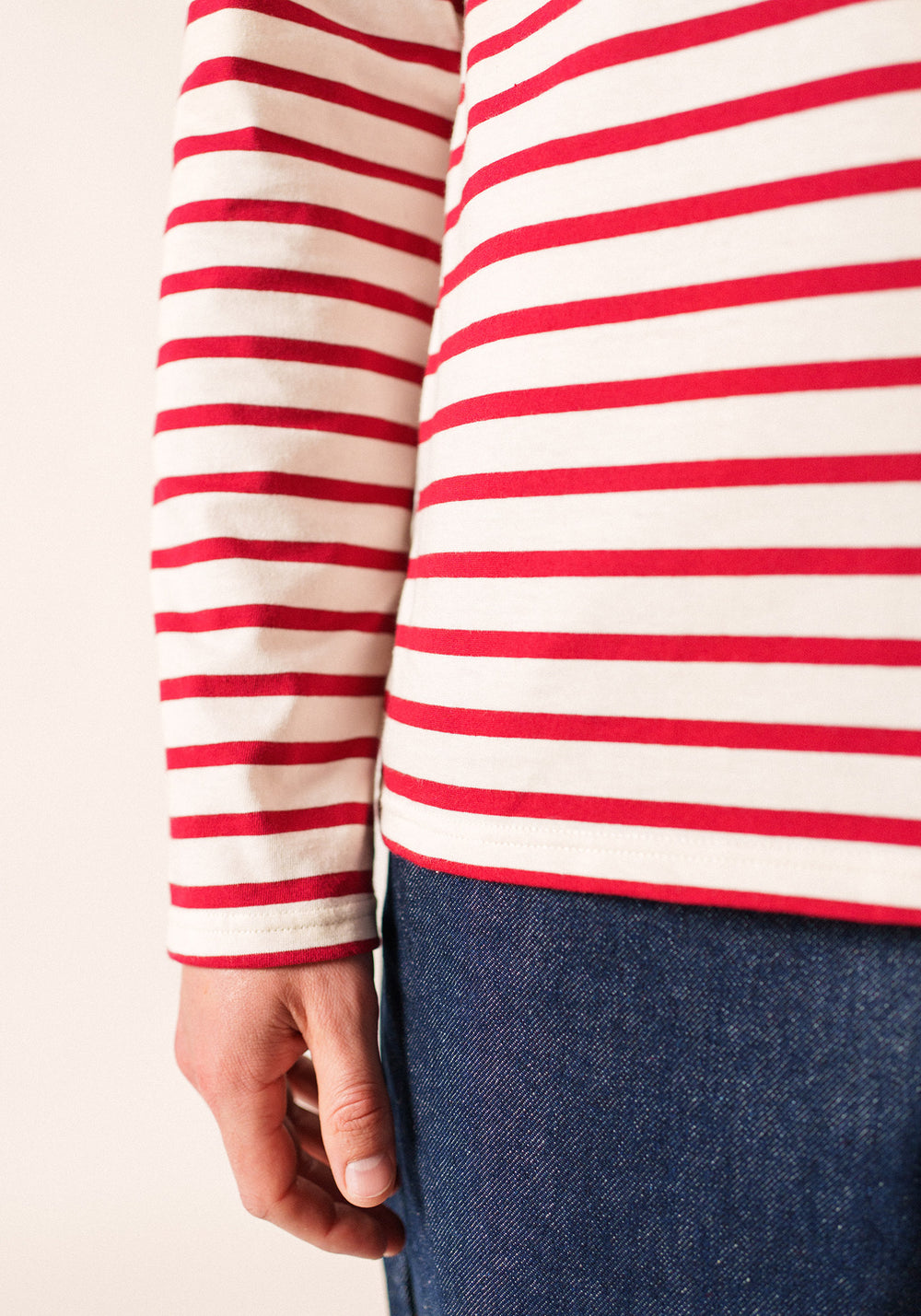 Minquiers Breton shirt (ECRU/PERSAN)