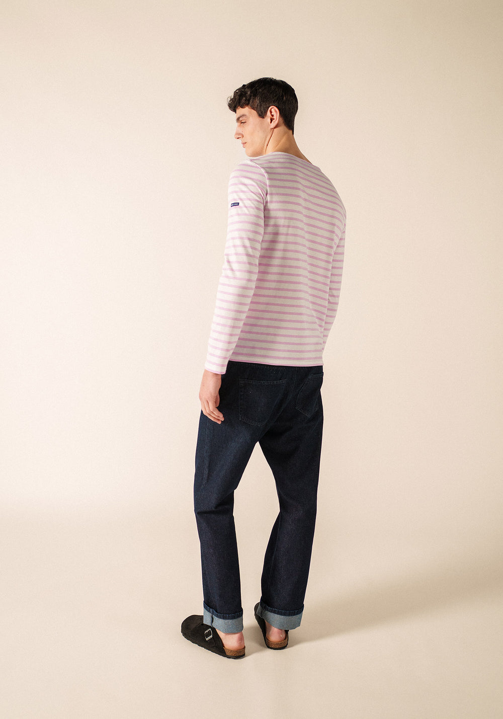 Minquiers Breton shirt (NEIGE/NACRE)