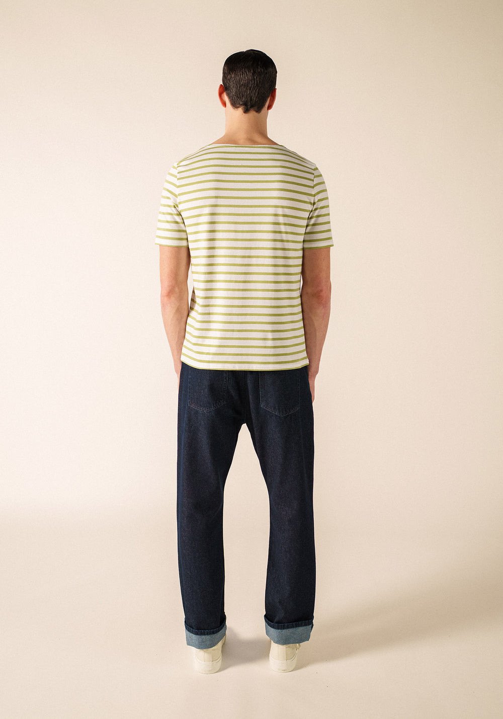 Levant Breton shirt (NEIGE/OIL)