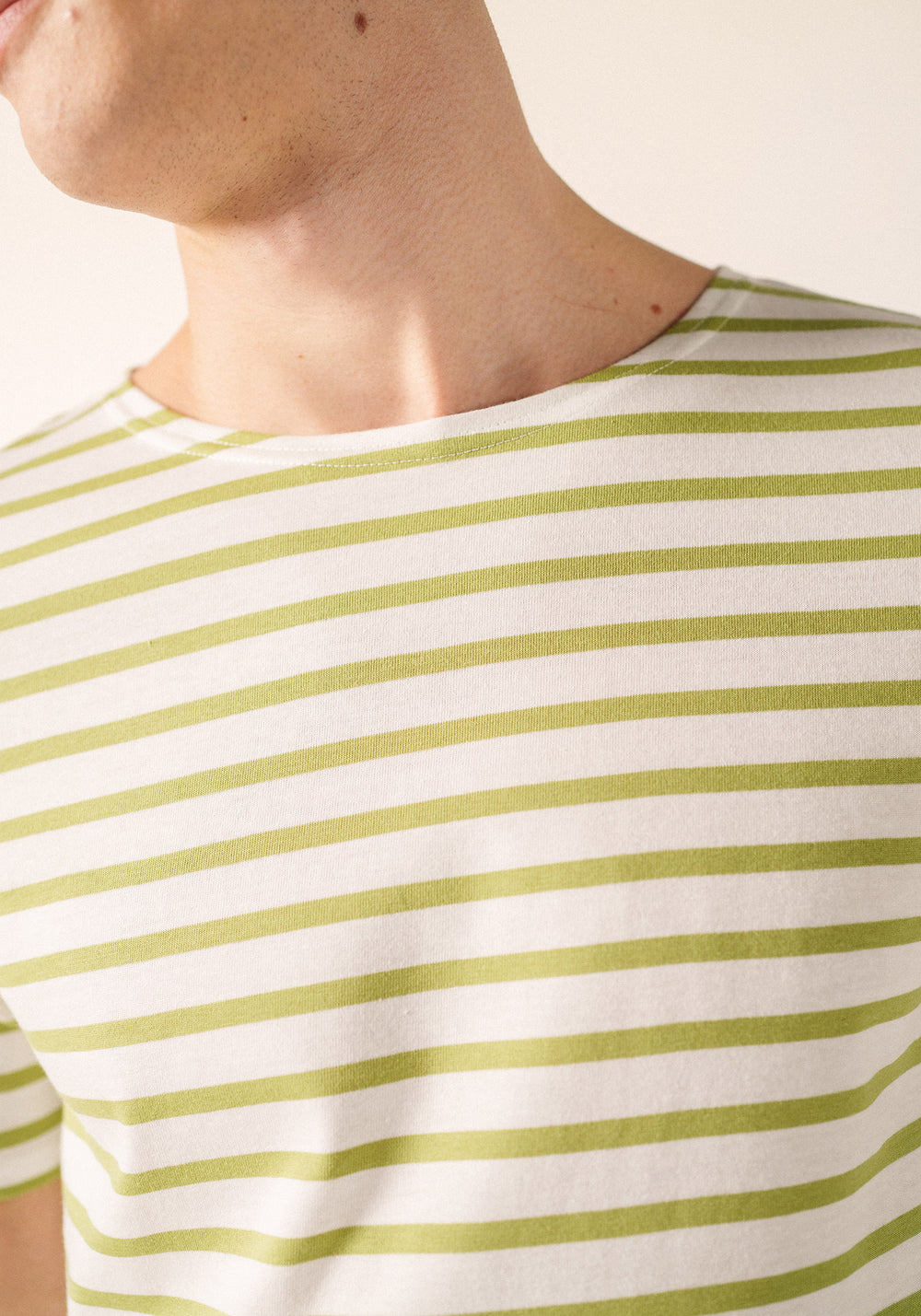 Levant Breton shirt (NEIGE/OIL)