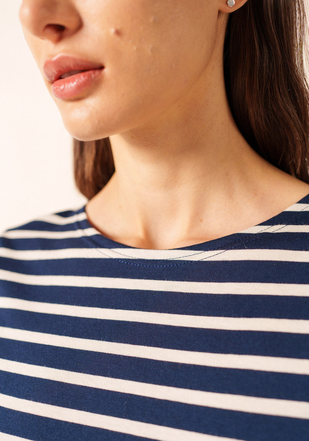 Levant Breton shirt (MARINE/ECRU)