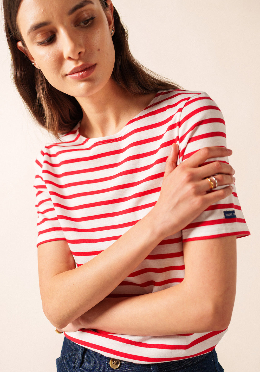 Levant Breton shirt (NEIGE/TULIPE)