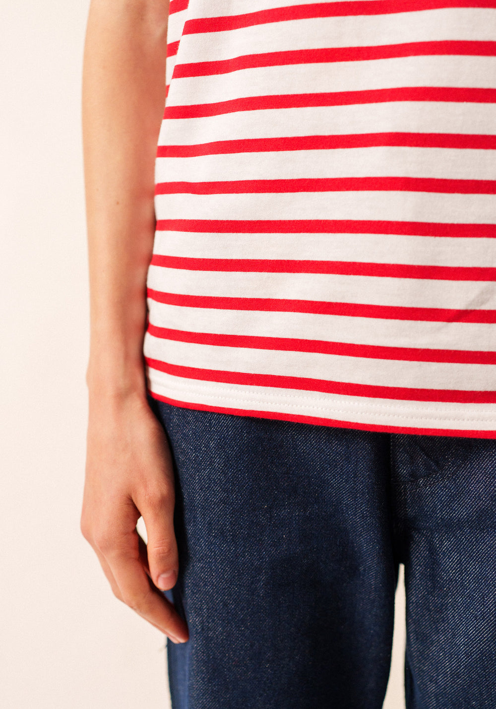 Levant Breton shirt (NEIGE/TULIPE)