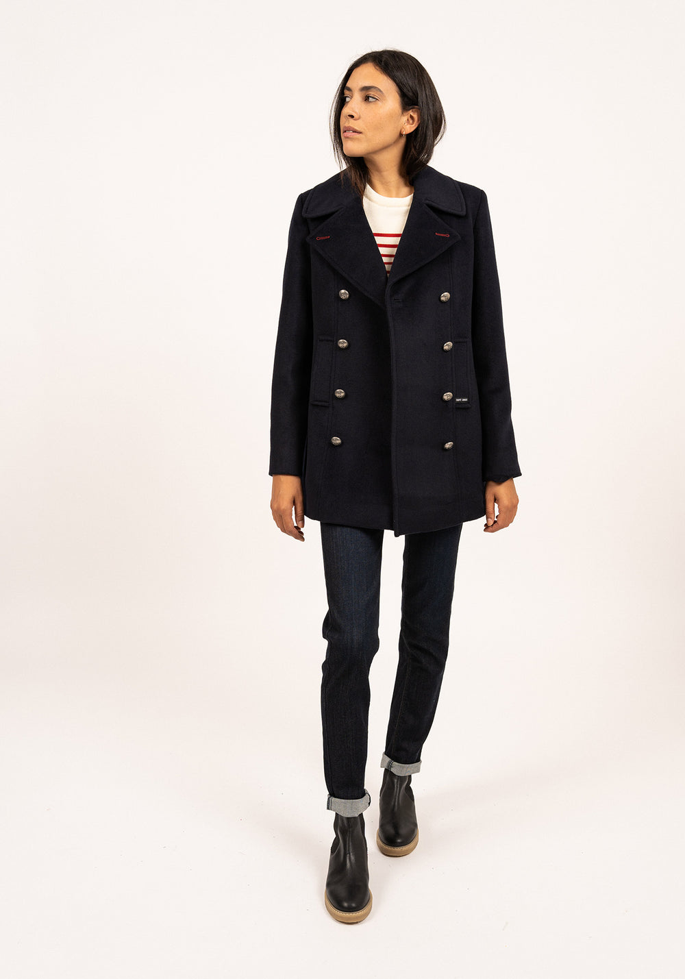 St Briac peacoat (NAVY)