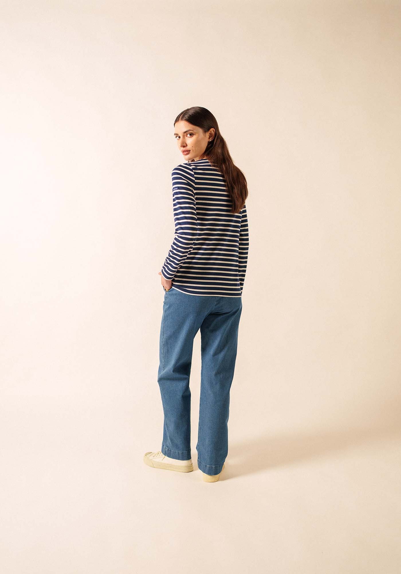 Minquidame Breton shirt (MARINE/ECRU)