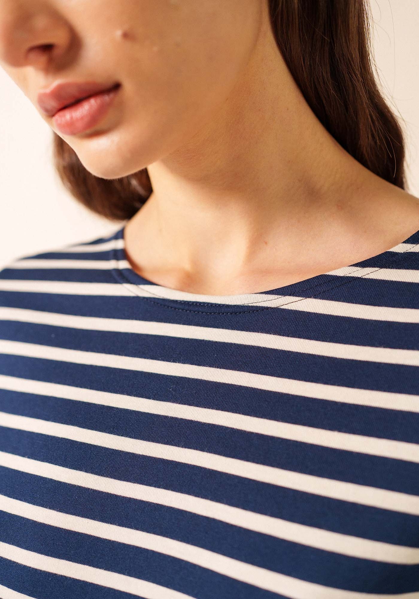 Minquidame Breton shirt (MARINE/ECRU)
