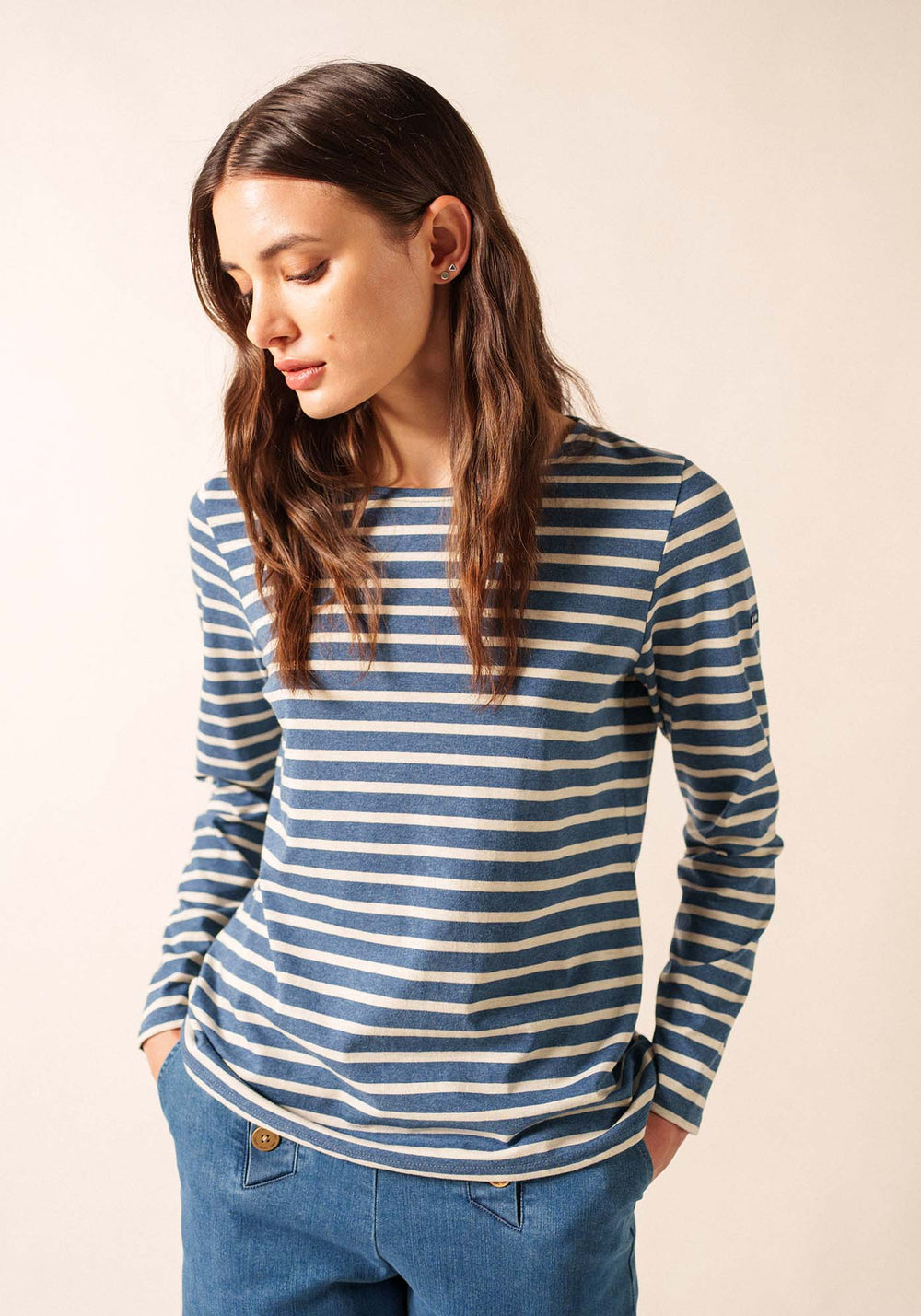 Minquidame Breton shirt (JEAN/CHANVRE)