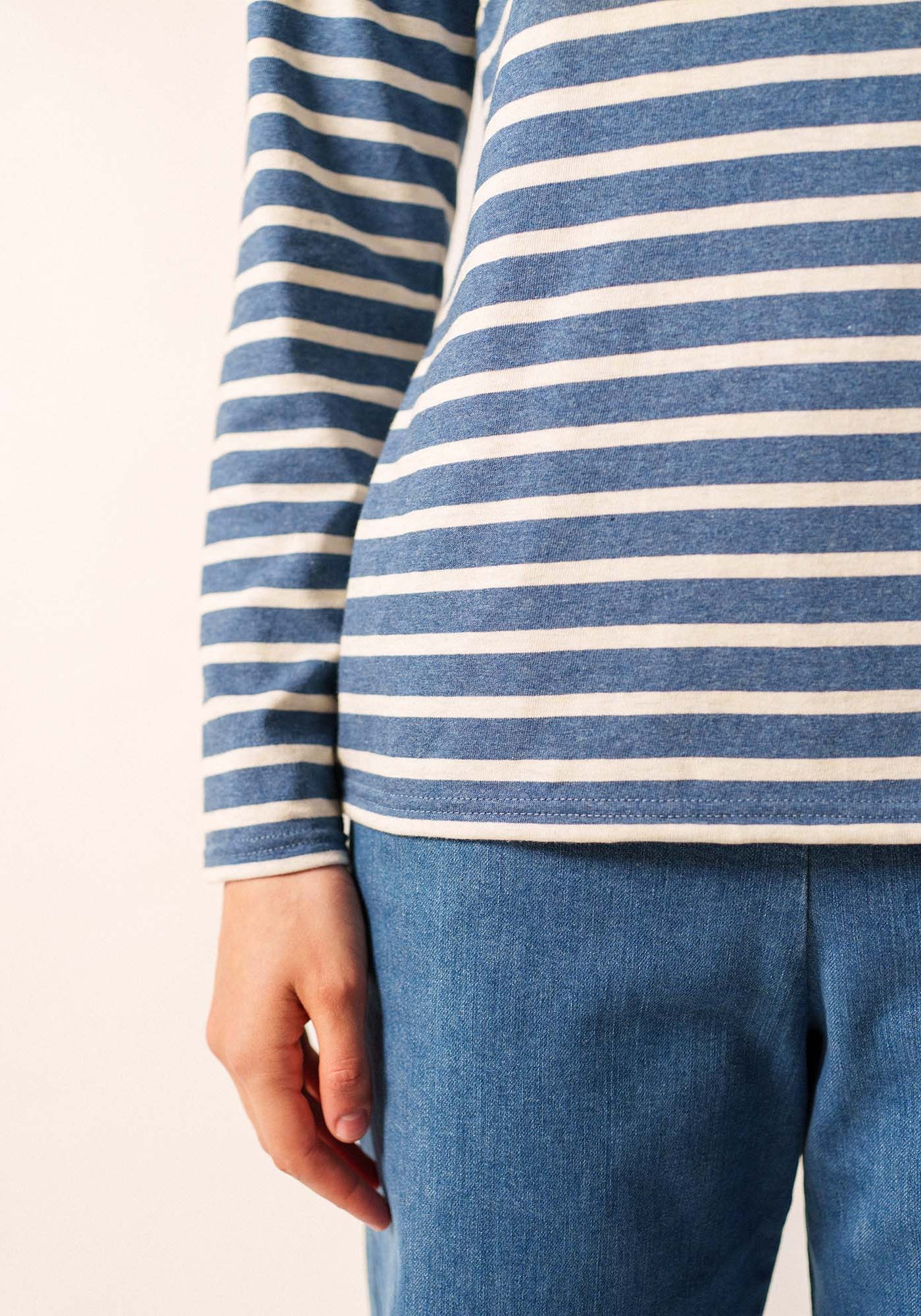 Minquidame Breton shirt (JEAN/CHANVRE)