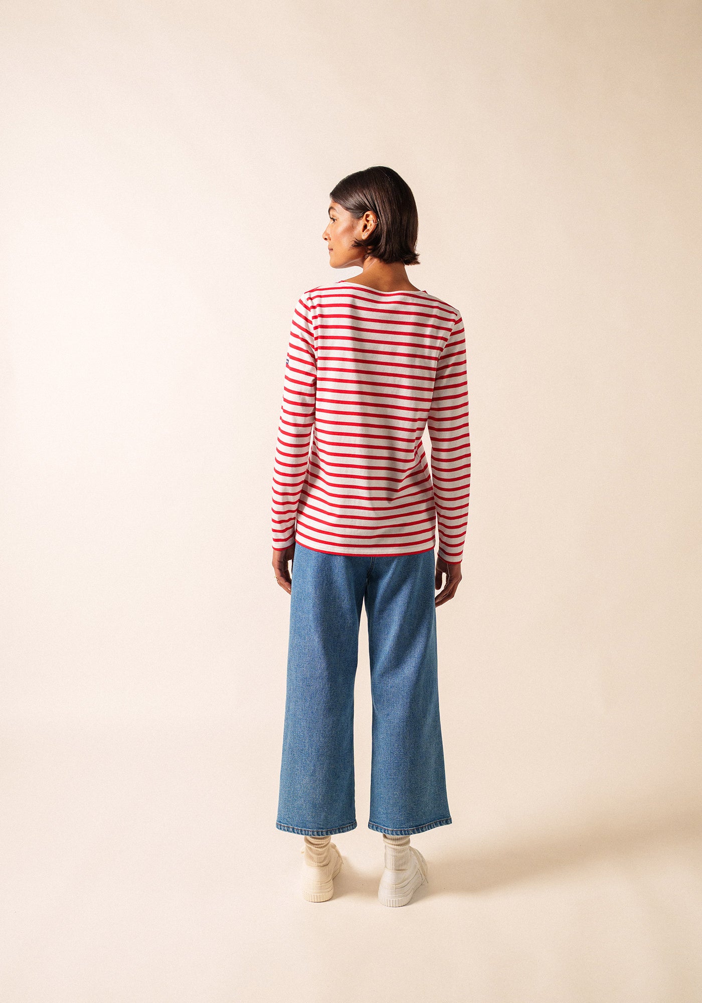 Minquidame Breton shirt (NEIGE/TULIPE)