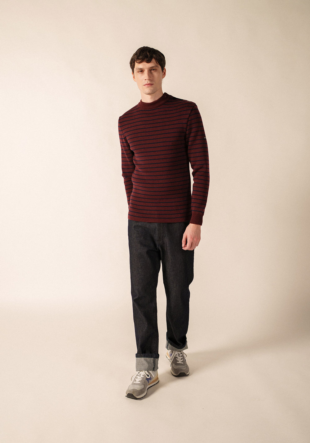 Matelot sailor jumper (TWEED/MARINE)