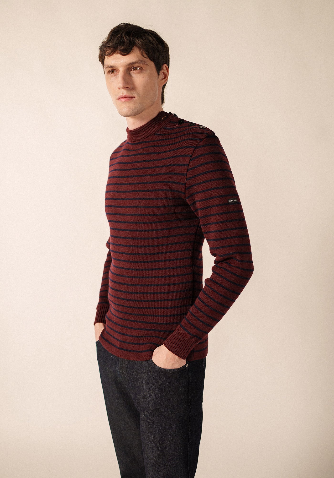 Matelot sailor jumper (TWEED/MARINE)