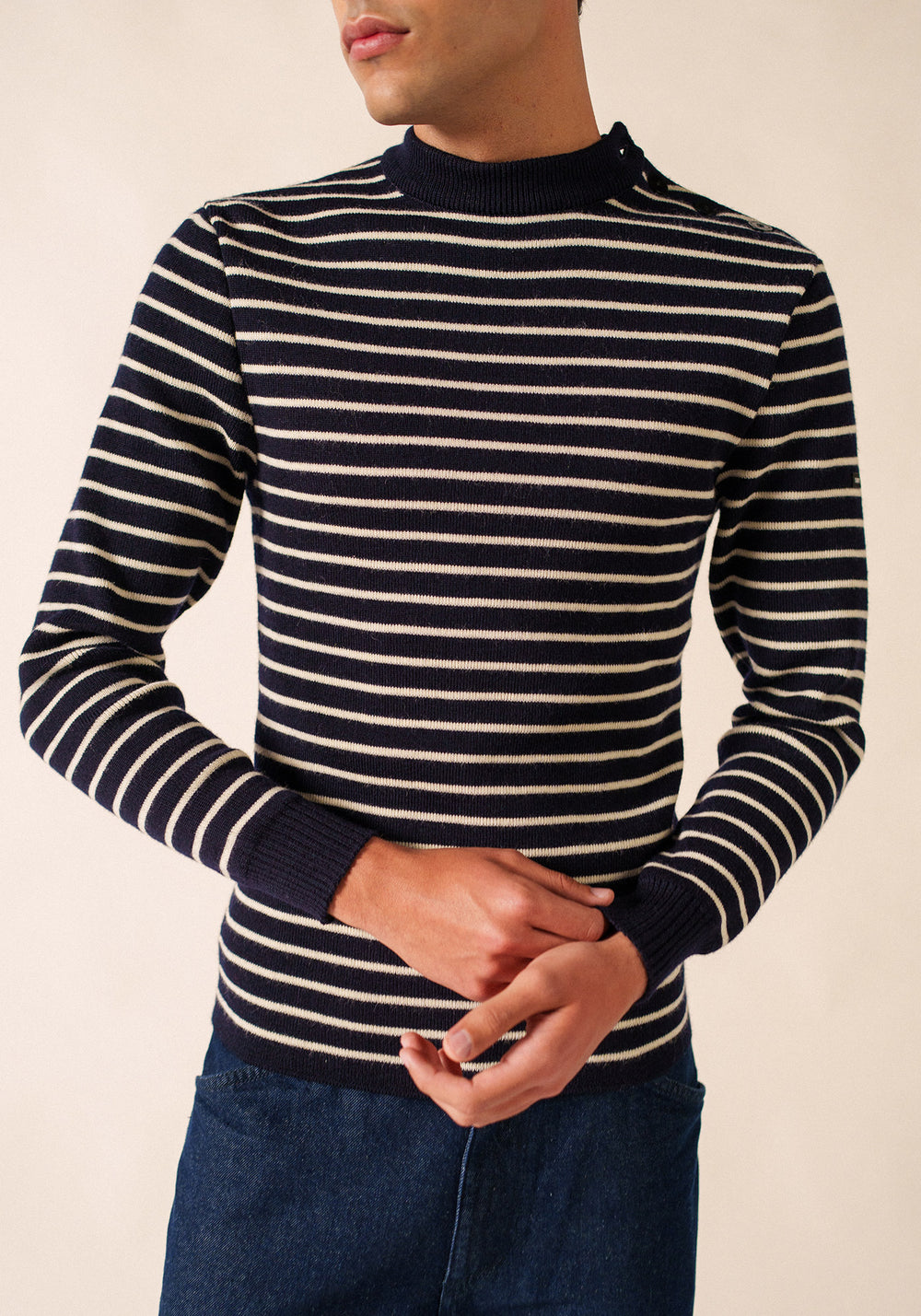 Matelot sailor jumper (MARINE/ECRU)
