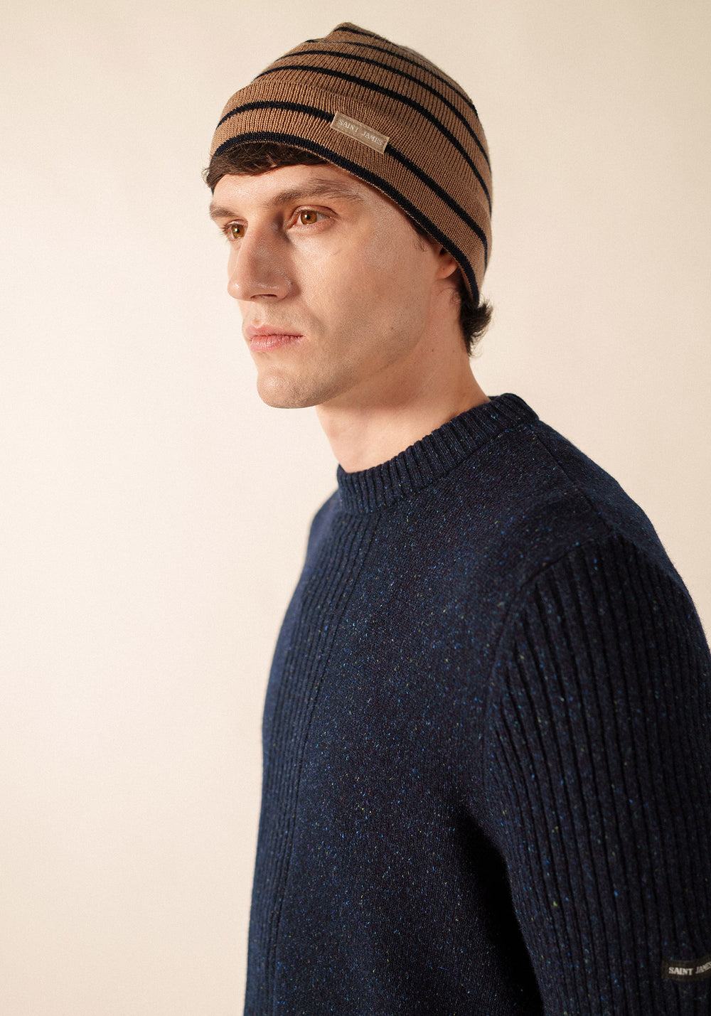 Sailor hat (BEIGE FONCE/MARINE)