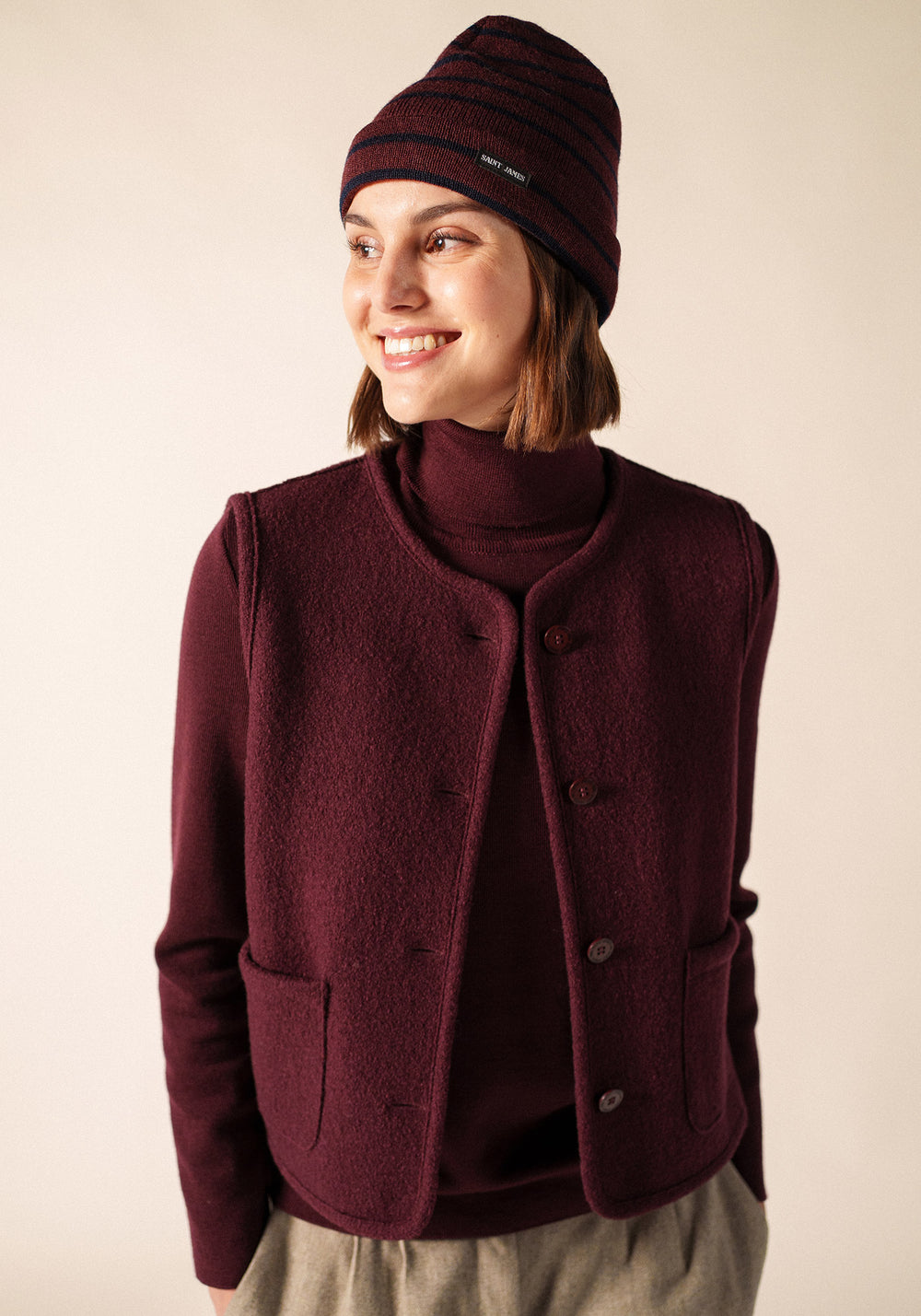 Sailor hat (TWEED/MARINE)