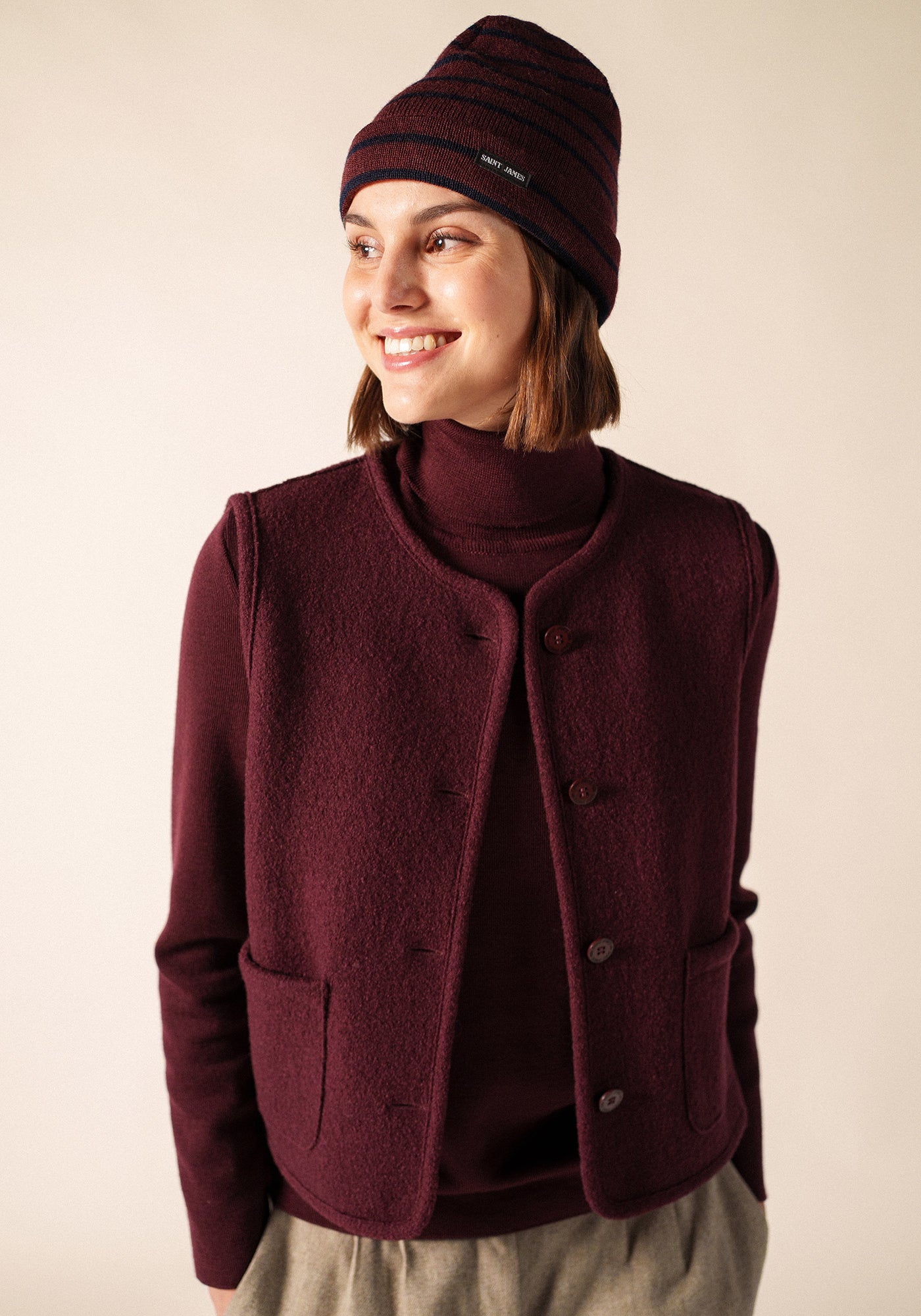 Sailor hat (TWEED/MARINE)