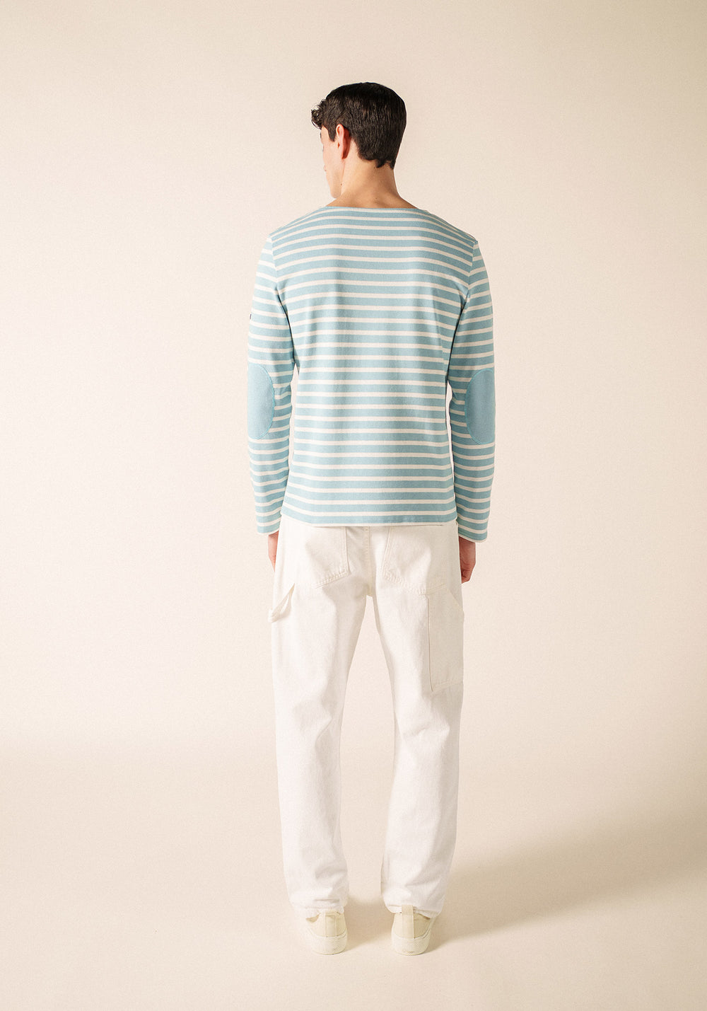 Méridien patches Breton shirt (NUANCE/NEIGE/NUANCE)