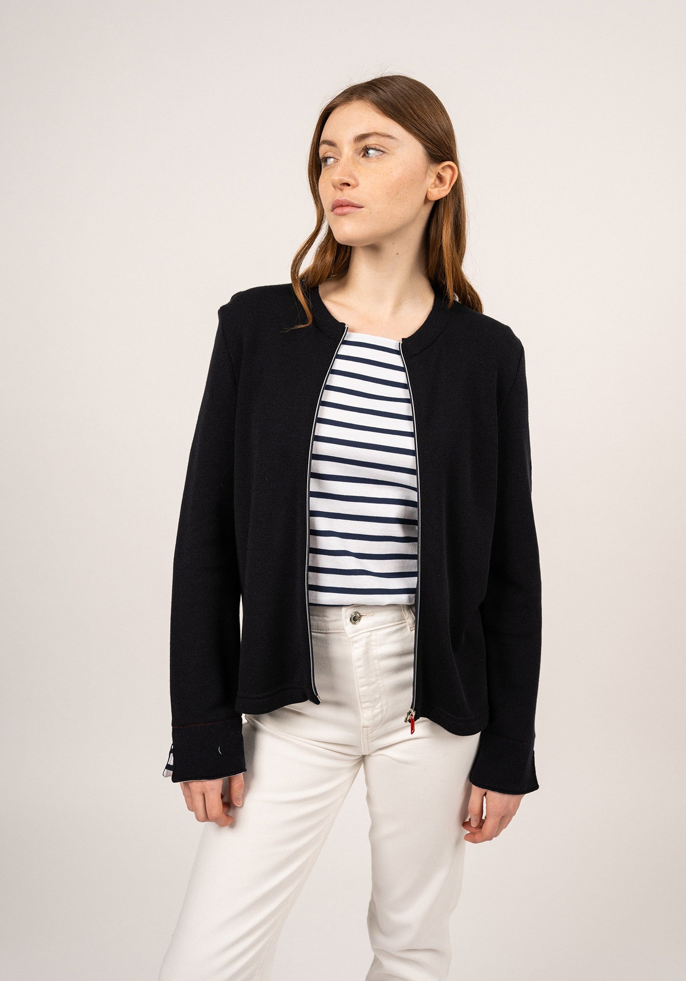 La Rochelle cardigan (NAVY)