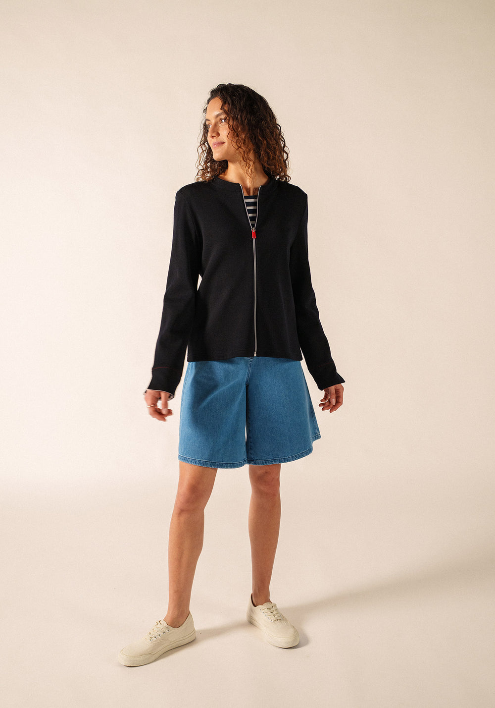 La Rochelle cardigan (NAVY)