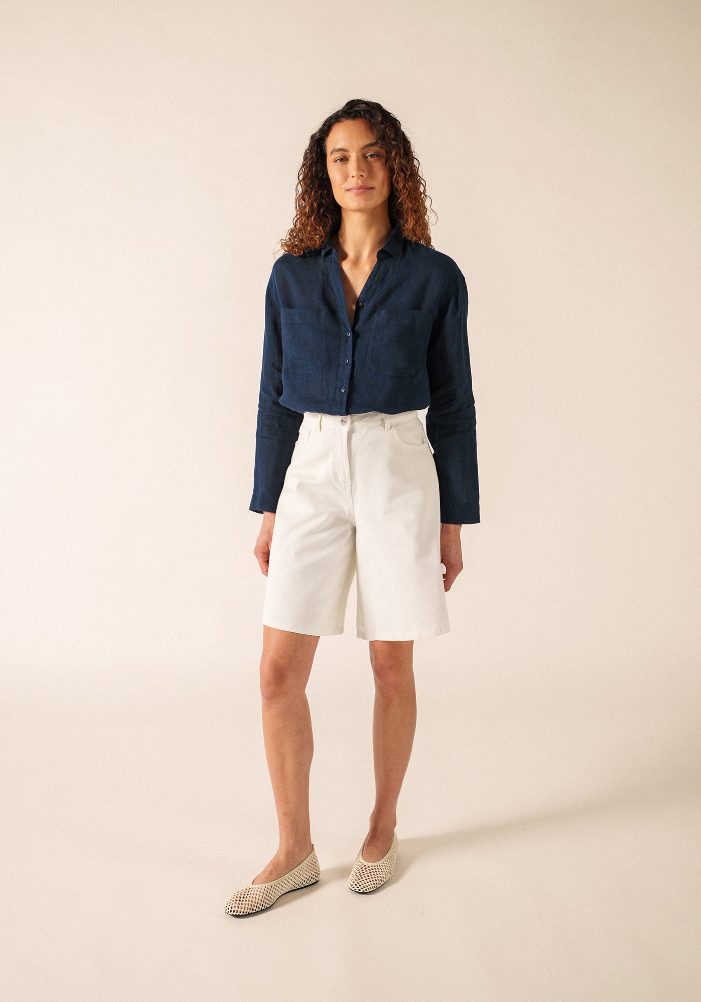 Charlène shirt (MARINE)