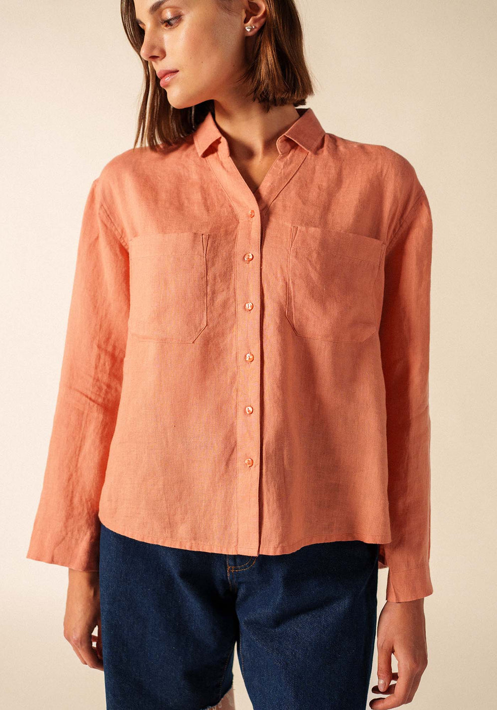 Charlène shirt (ARGILE)