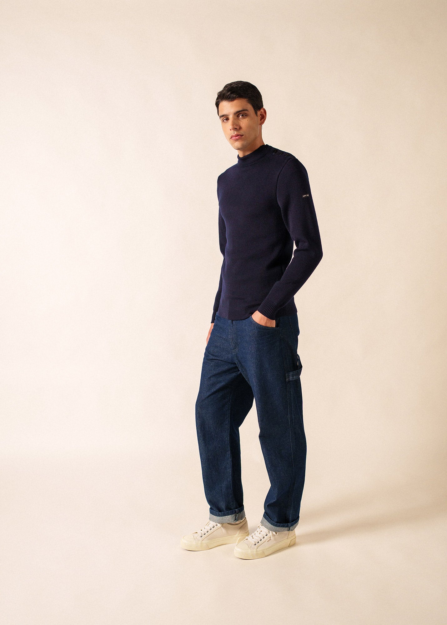 Matelot authentic sailor jumper slim fit, in pure new wool | SAINT