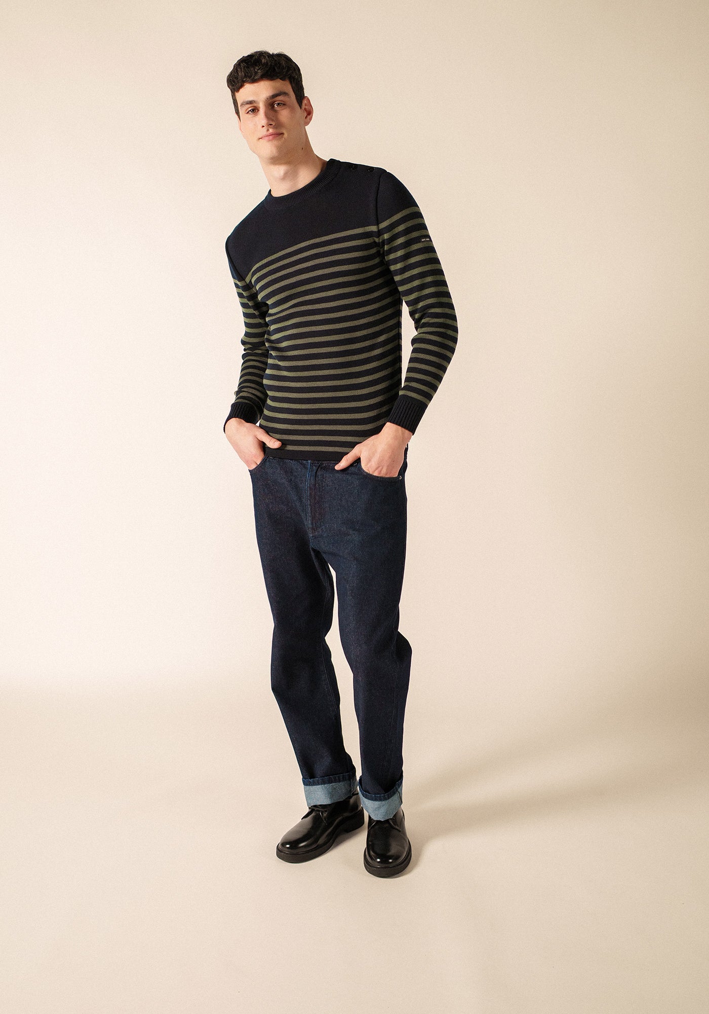 Rochefort sailor jumper (NAVY/ALGUE)