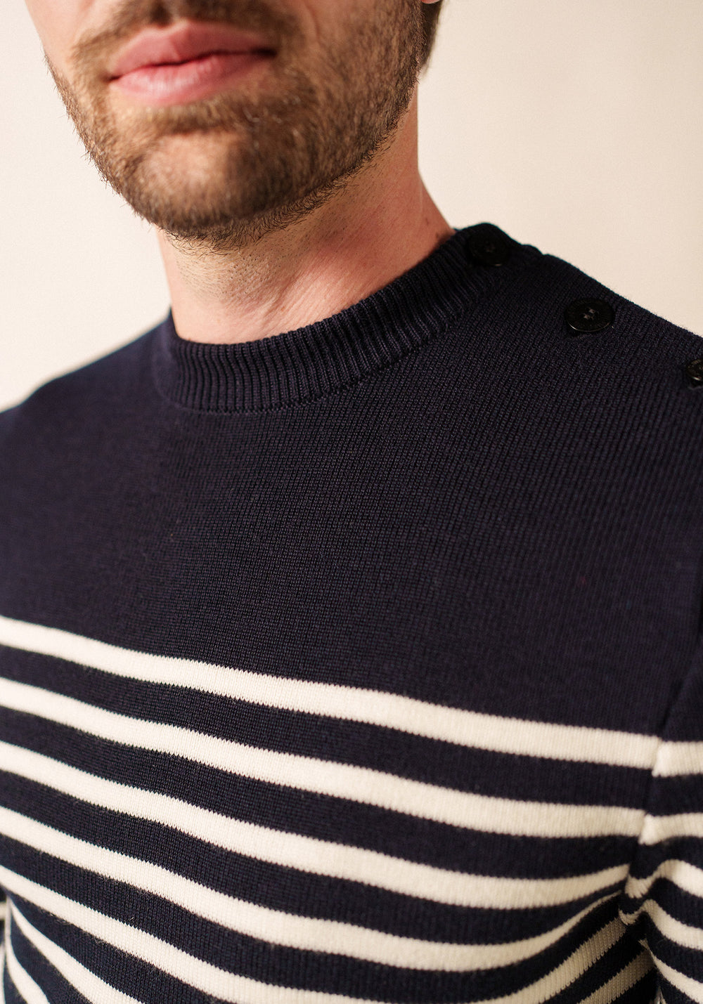 Rochefort sailor jumper (NAVY/ECUME)