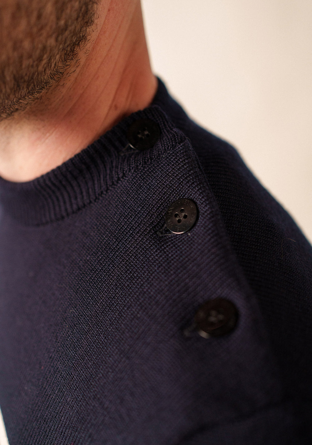 Rochefort sailor jumper (NAVY/ECUME)