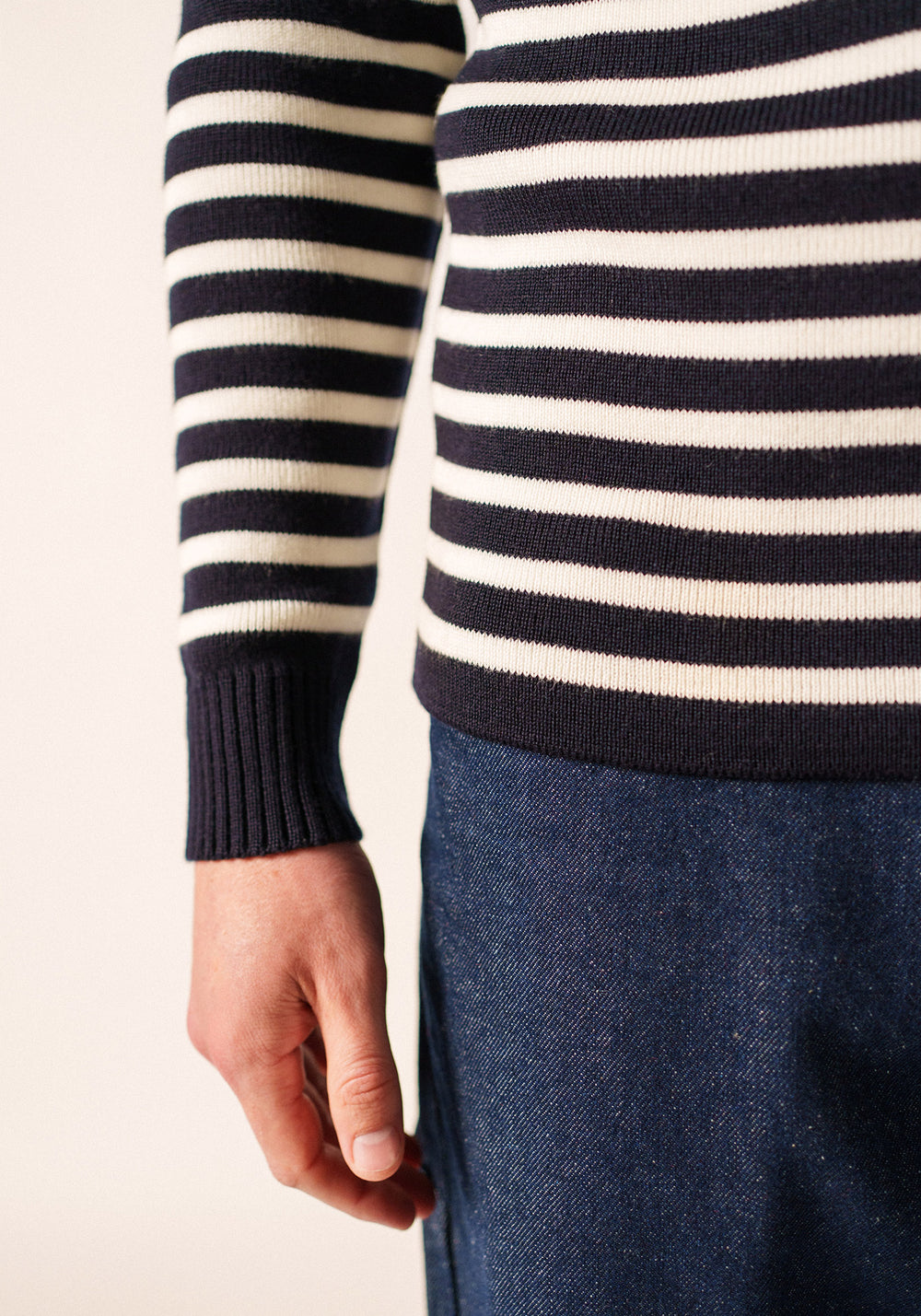 Rochefort sailor jumper (NAVY/ECUME)