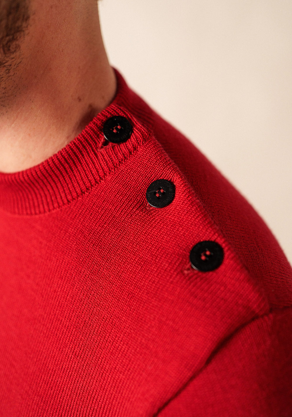 Rochefort sailor jumper - slim fit, in merino wool (MEDOC)