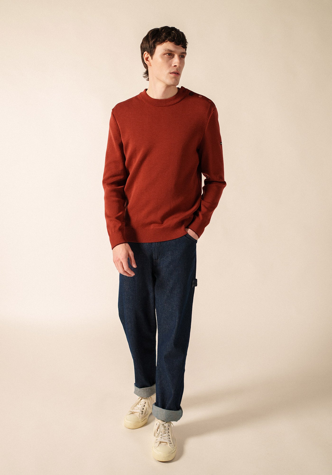 Rives jumper (TERRACOTTA/TWEED)