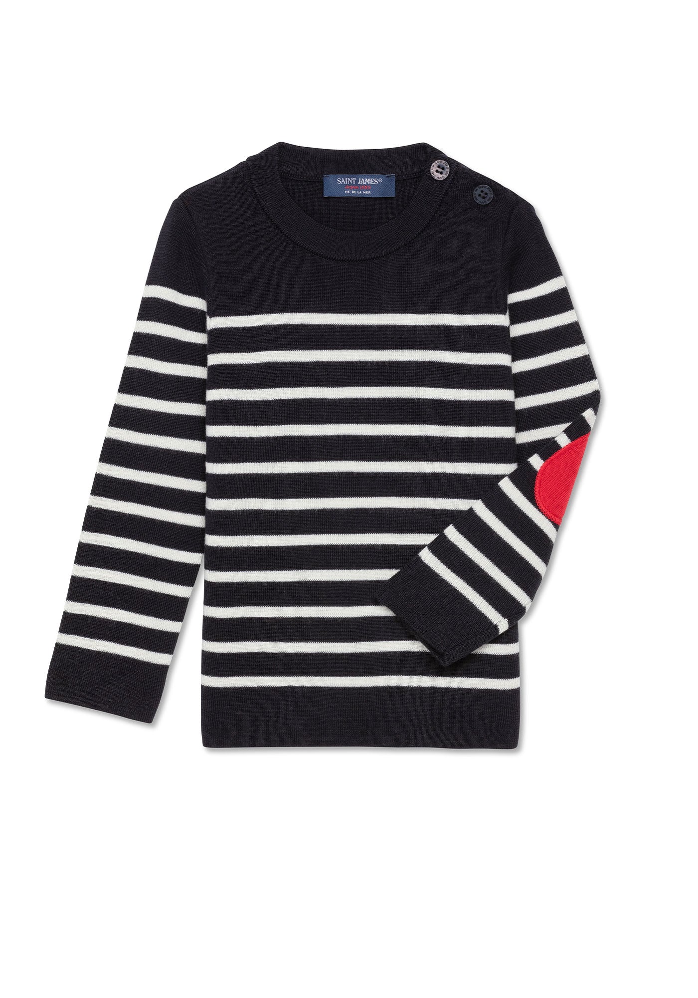 Brégançon Pop kid jumper (NAVY/ECUME/TULIPE)