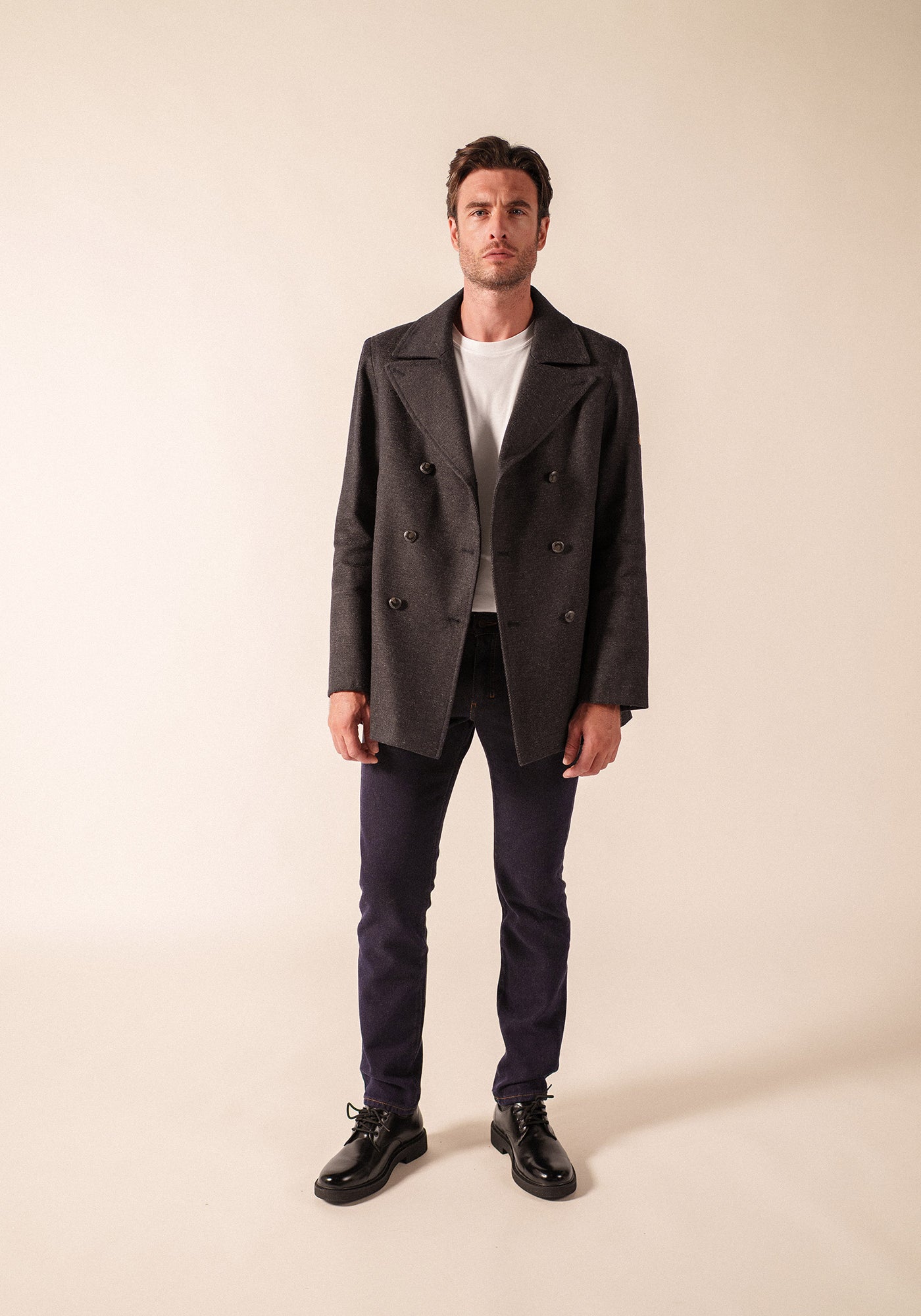 Héritage men peacoat x Atelier Tuffery (MARINE/CHANVRE)