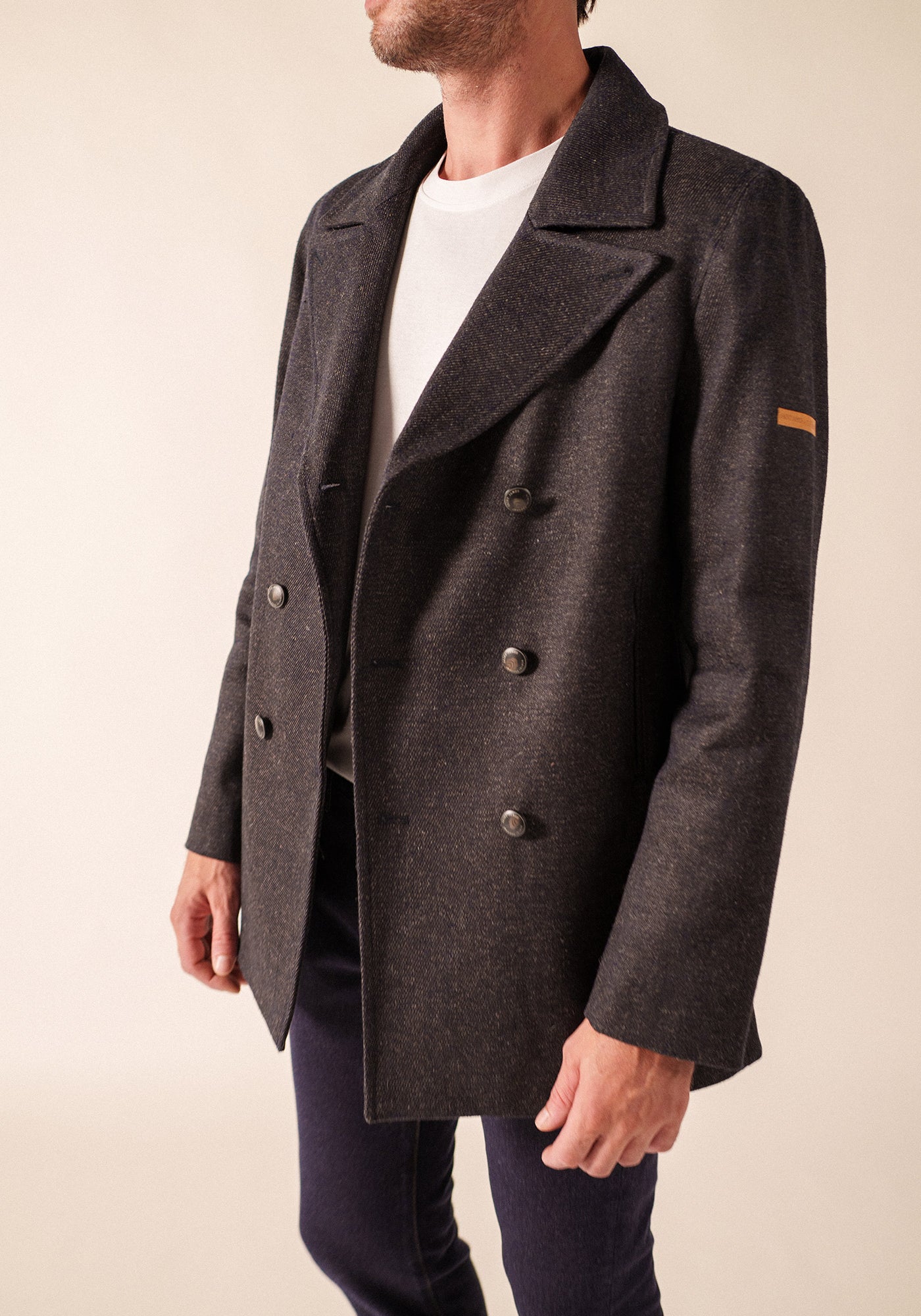 Héritage men peacoat x Atelier Tuffery (MARINE/CHANVRE)