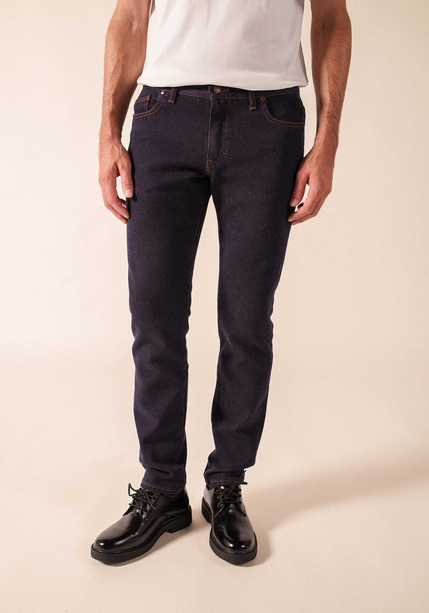 Alphone Mérinos jeans x Atelier Tuffery (MARINE)