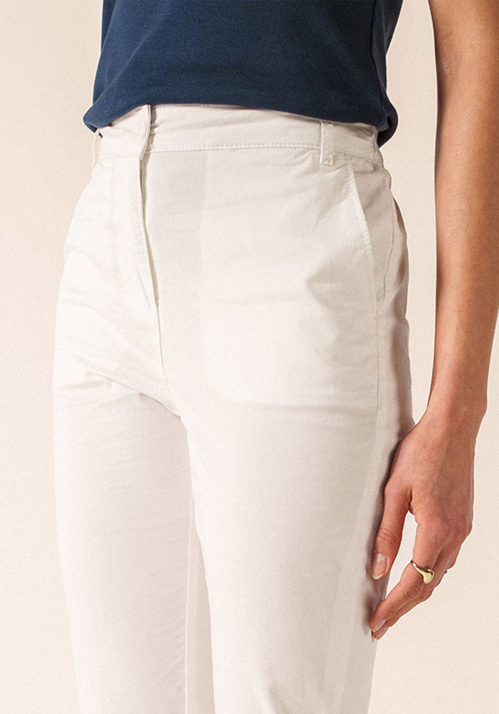 Marinette Capri pants (BLANC)