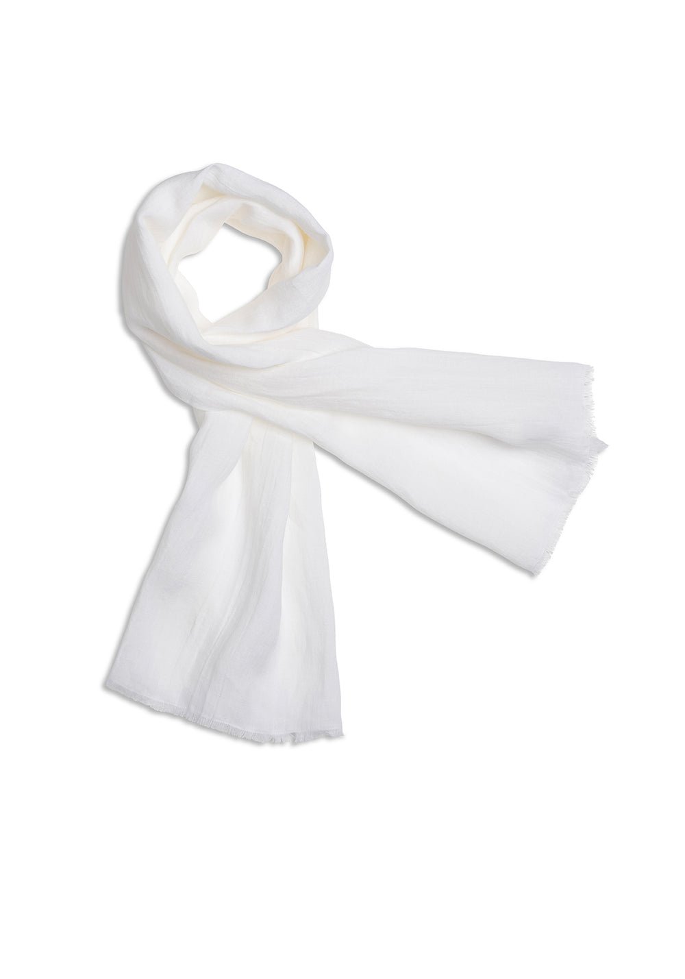 Linen scarf (BLANC)