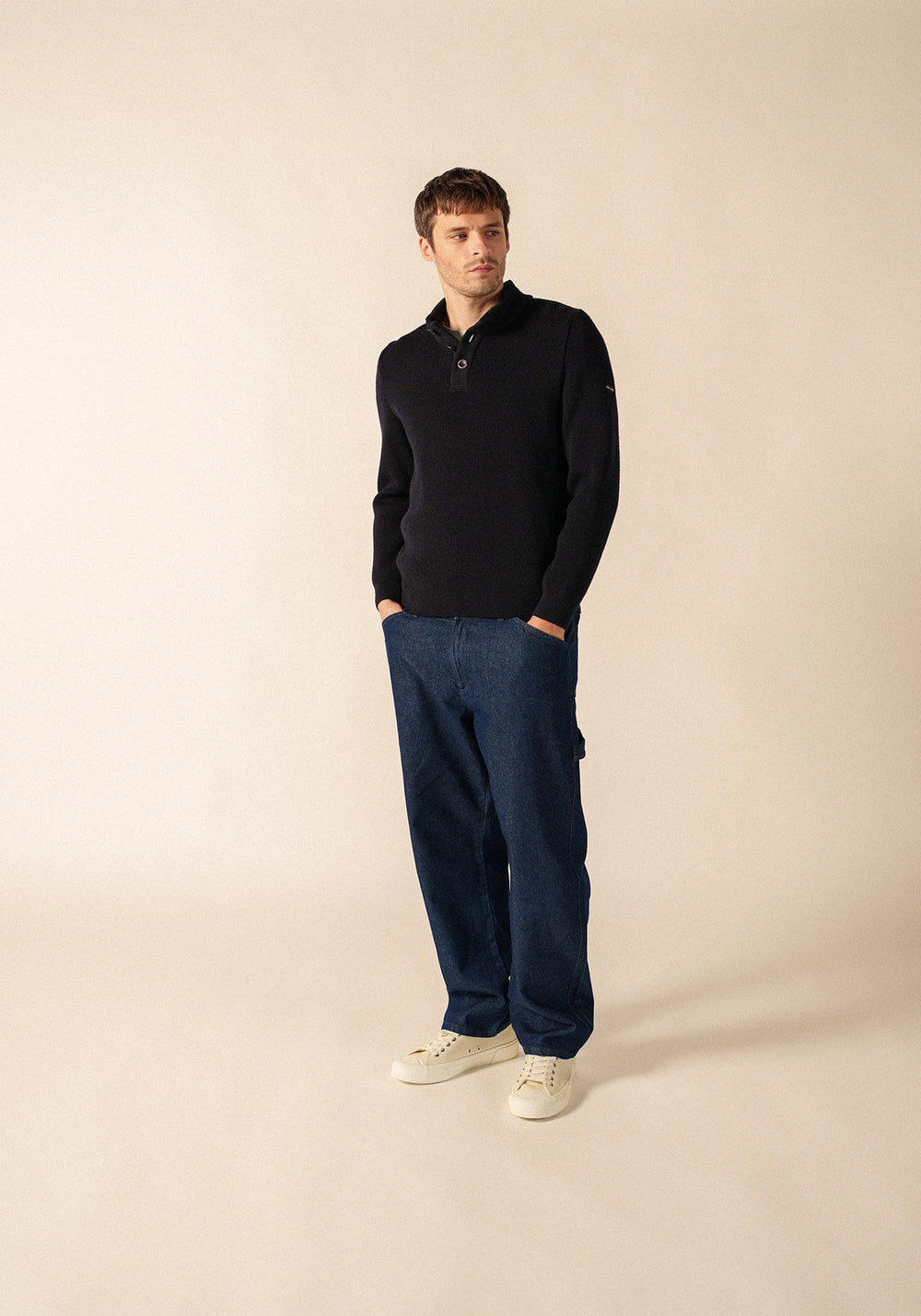 Bourboule jumper (NAVY)