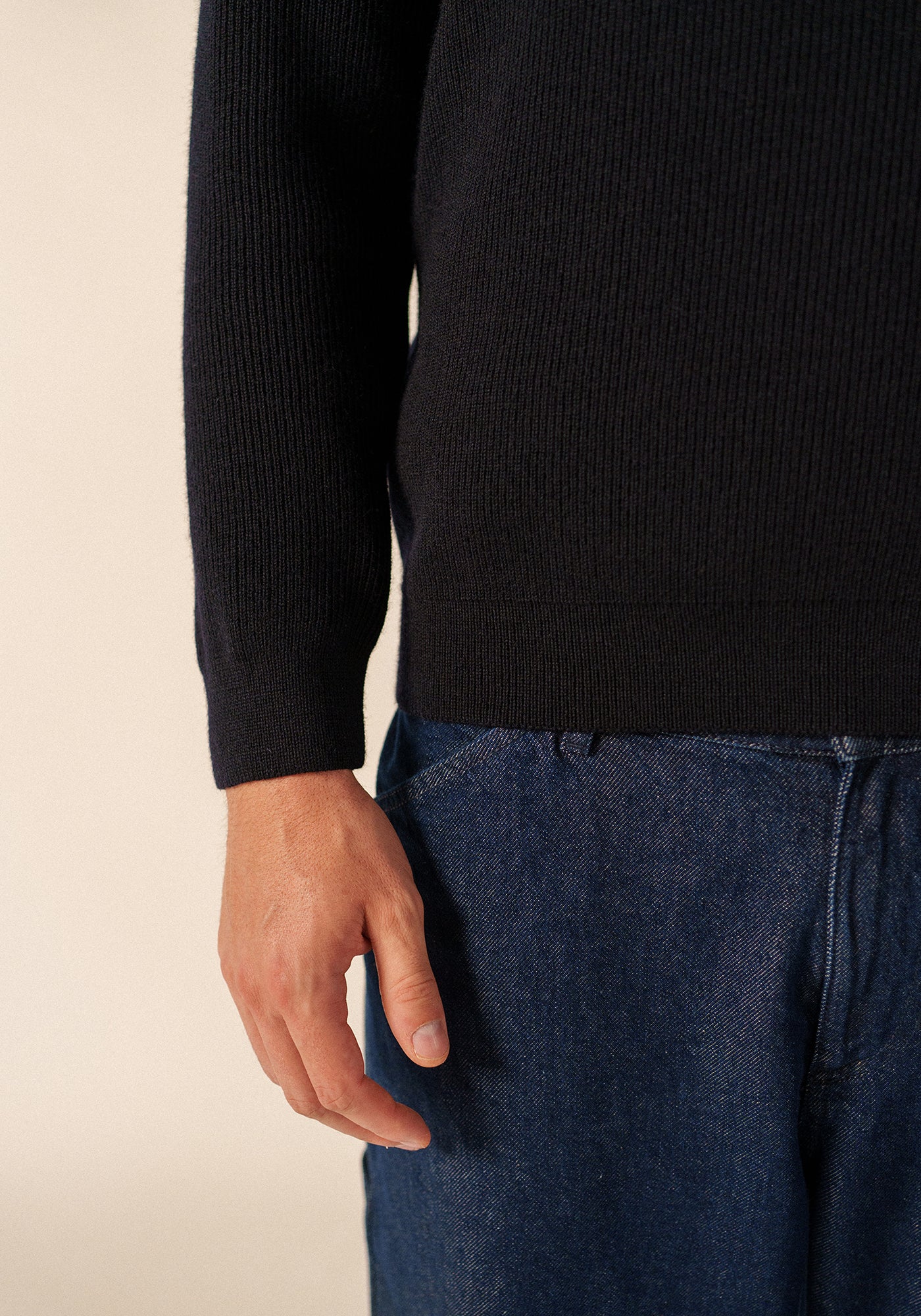 Bourboule jumper (NAVY)