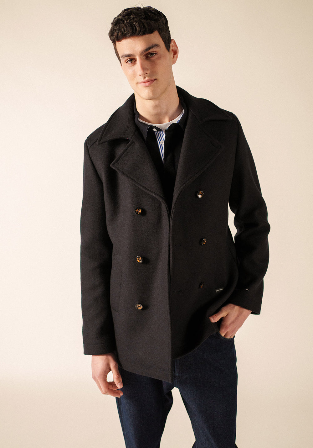 St Hilaire peacoat (NAVY)