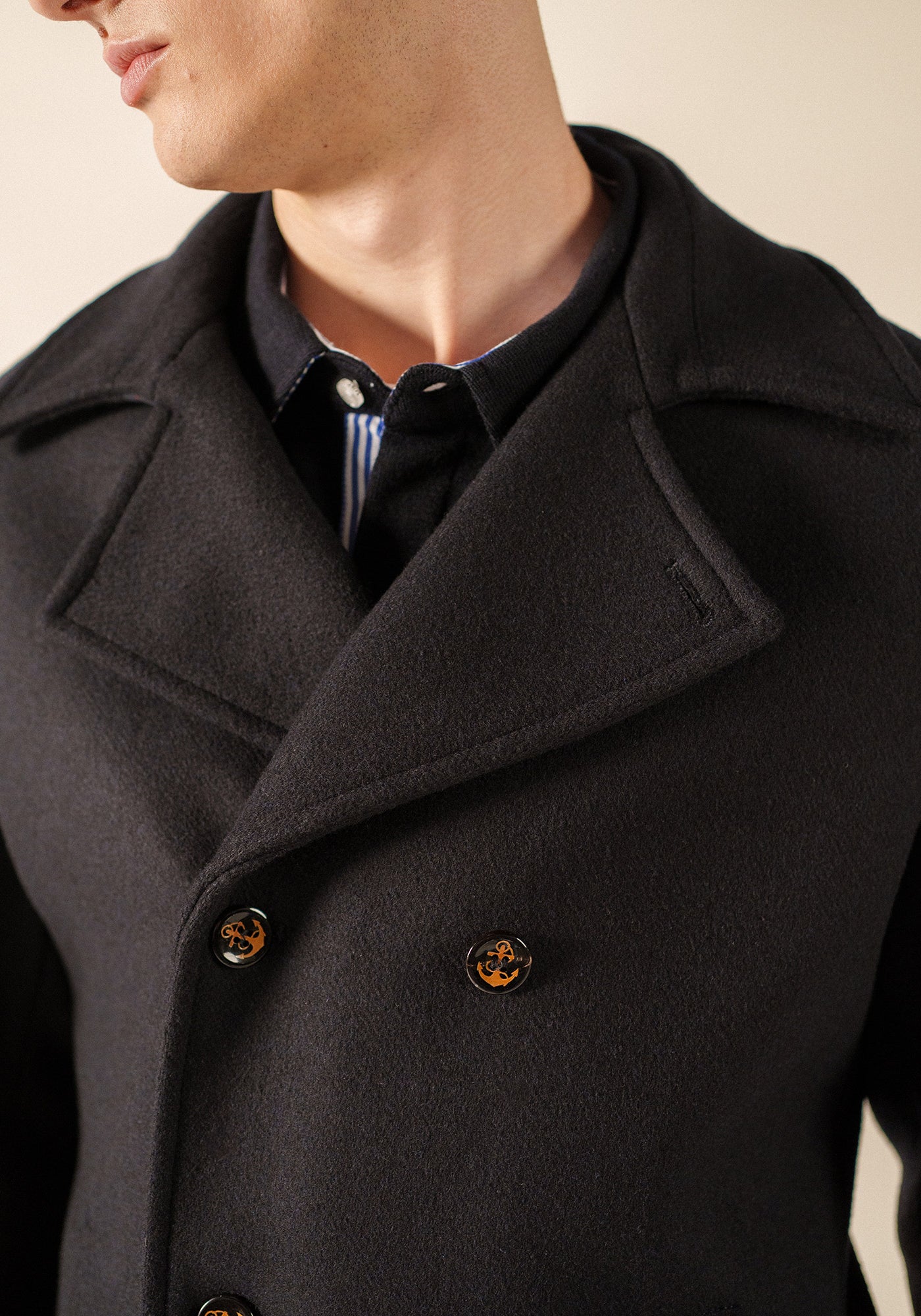 St Hilaire peacoat (NAVY)