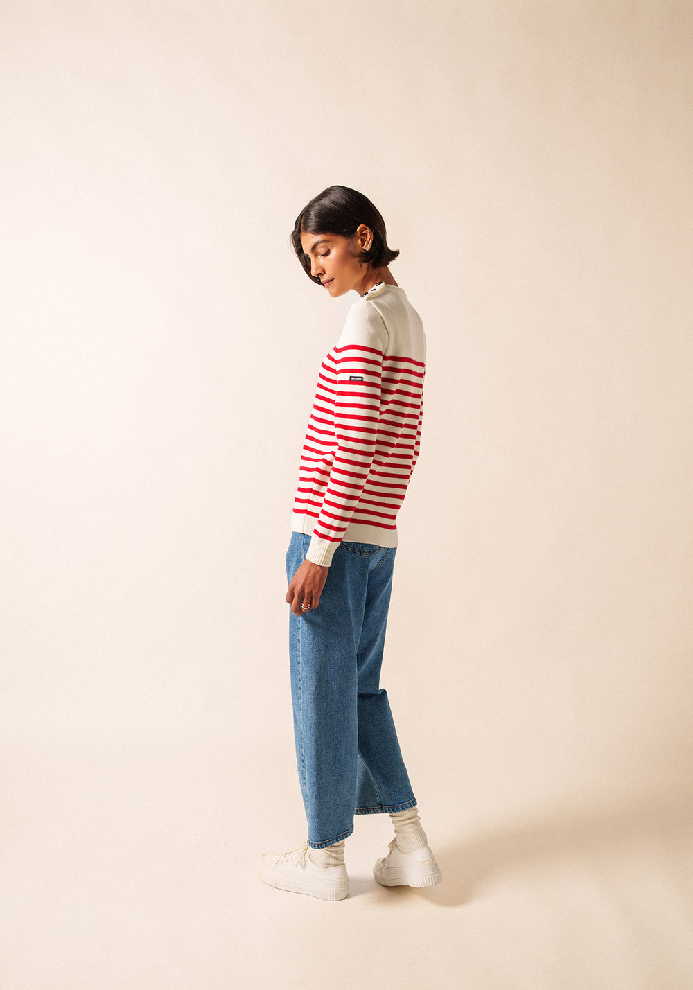 Rochefort sailor jumper (ECUME/ROUGE)